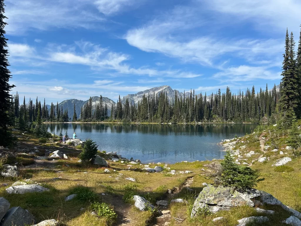 Mount revelstoke canada lake eva