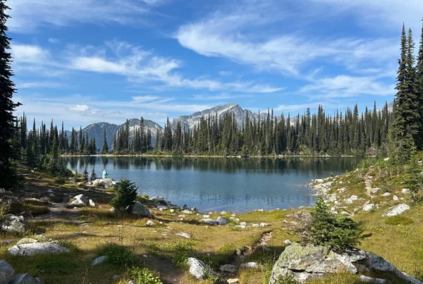 Mount revelstoke canada lake eva